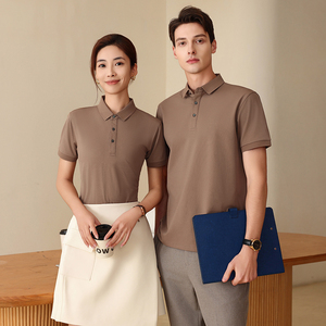 Chemise à col à manches courtes personnalisée haut de gamme avec logo imprimé, design vierge, en tricot respirant Spandex, pour la culture d'entreprise et le travail - Product Image 4