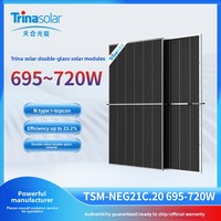 Module photovoltaïque bifacial de type N Trina Solar TSM-NEG21C.20 700W720W