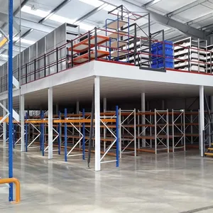 Steel structure attic shelf heavy metal racks mezzanine heavy steel mezzanine floor cheap price