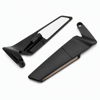 Rétroviseur universel en alliage d'aluminium pour moto/trottinette électrique avec clignotant LED, rétroviseur latéral réglable, nouveau style amélioré