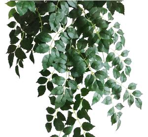 Planta Artificial de Aspecto Real, Adornos Coloridos, Planta Artificial para Decoración de Sala de Estar, Planta Tropical Artificial, Florero de Ratán - Product Image 6