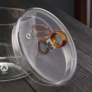 Marmite en verre borosilicate de haute qualité, grande capacité, transparente, pour cuisinière électrique et vitrocéramique, pour soupes et bouillons, vente en gros - Product Image 5