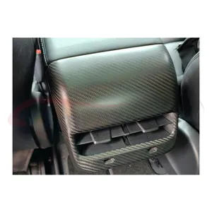 Carbon Fiber Inner Rear Air Vent Auslass abdeckung Verkleidung Autozubehör Für Tesla Model 3 Y.