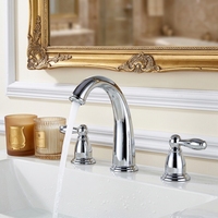 Robinet de lavabo moderne sans contact en laiton de luxe, monocommande noir chromé pour eau froide et chaude