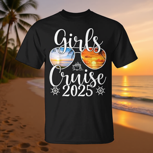 Camiseta Girls Cruise 2025, Diseño para Amantes de las Vacaciones - Product Image 3