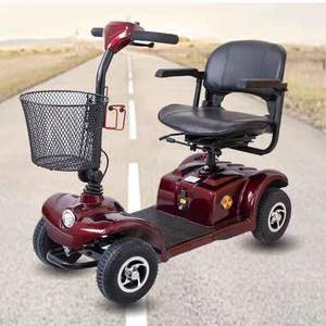 สกู๊ตเตอร์ไฟฟ้าสี่ล้อ แบตเตอรี่ลิเธียม 60V พับได้ โครงอะลูมิเนียมอัลลอยด์ ความเร็ว 18 ไมล์ต่อชั่วโมง สำหรับผู้พิการ - Product Image 5