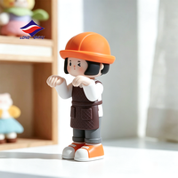 Figurine de crocodile 3D en PVC personnalisée, mignonne et de collection, de l'usine OEM Longzhiyu avec 20 ans d'expérience, ornement de bureau, jouet, poupée, cadeau