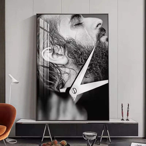 Decoración Moderna para Barbería, Pósteres de Peluquería y <span class=keywords><strong>Cuadros</strong></span> de Porcelana de Cristal Impresos, Arte de Pared para Sala de Estar - Product Image 4