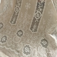 Tissu en dentelle brodée guipure 100% coton, motif floral, écologique pour robes, textiles de maison, décoration EG-1917302
