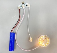 Interrupteur tactile USB moderne à intensité variable pour carte PCB LED, diamètre 50mm, source lumineuse DIY pour lampe de table lune, éclairage de peinture, indice de protection IP20