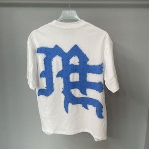 Misto emozione del marchio di <span class=keywords><strong>moda</strong></span> americano diamante manica corta t-shirt di alta qualità <span class=keywords><strong>abbigliamento</strong></span> all'ingrosso - Product Image 4