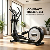 Appareil elliptique commercial AUGER à entraînement arrière, cross-trainer à faible impact, équipement de fitness cardio complet pour la gym AUGER