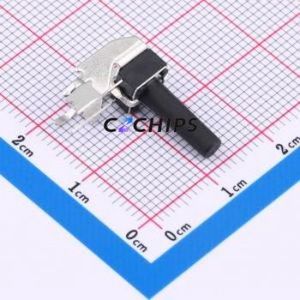 GT-TC102B-H150-L1 Tactile Switch Through hole,6.1x6.1mm Switch Single Pole Single Throw Round Button 2.5N Right Angle Insert - Product Image 1