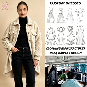 Chaqueta de Felpa para Mujer de Alta Calidad, Estilo Teddy, con Botones, Acolchada, Sherpa, Talla Grande, Largo Medio - Product Image 1
