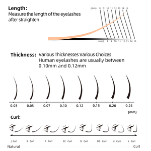 Extensiones de Pestañas Camellia Flower VS, Pestañas de Visón Sintético Ultra Suaves para Ojos Sensibles - Product Image 3