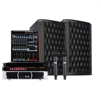 Peralatan Audio Profesional untuk Panggung Pernikahan Luar Ruangan 12" & Double 15" Inch dengan Respon Frekuensi 60Hz-20kHz 220V/110V
