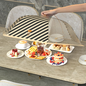 Thiết Kế Mới Nhà Bếp Chống Fly Thực Phẩm Lưới Bìa Hộ Gia Đình Gấp Có Thể Chống Bụi Thực Phẩm Bìa Mùa Hè Bàn Ăn Nhiệt Thực Phẩm Bụi Bìa - Product Image 2