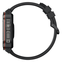 Montre connectée d'aventure pour homme avec boussole, capteur d'altitude et de pression, lampe de poche, couronne rotative et assistant vocal pour importateurs