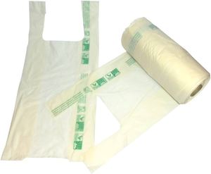 Sacs en rouleau pour courses, sacs en plastique personnalisés avec impression, pour usage commercial, fabriqués au Vietnam, prix direct ODM - Product Image 2