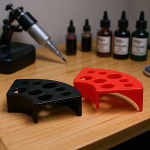 ที่วางถ้วยหมึกสักลายพลาสติก LA01 D0100HEY8RV 8 ช่อง สำหรับร้านสัก - Product Image 2