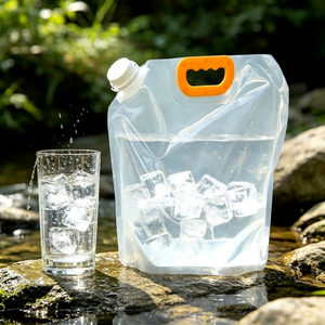 Pochette à bec verseur empilable 5L pour aliments pour animaux de compagnie, emballage de stockage personnalisé pour la vente au détail - Product Image 1