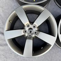 Jantes SUV 20 pouces en alliage d'aluminium forgé à cinq branches pour Defender, finition gris canon usiné, avec boulons inclus