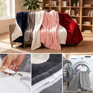 <span class=keywords><strong>Mantas</strong></span> <span class=keywords><strong>Eléctricas</strong></span>, Manta de Lana Eléctrica para Calentar, Manta Eléctrica Portátil, Elektrisch Deken, Manta con Calefacción Eléctrica - Product Image 3