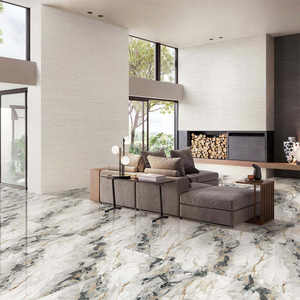 กระเบื้องพอร์ซเลน600*1200มม. กระเบื้องพื้นผนังเซรามิกเคลือบเงาสำหรับห้องนั่งเล่นในประเทศจีน - Product Image 3