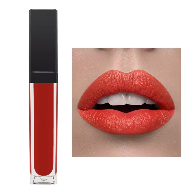 OEM Cosmetic Wholesale Long Lasting Matte Liquid Lipstick Private Label High Pigment Lipstick Vegan and Cruelty Free