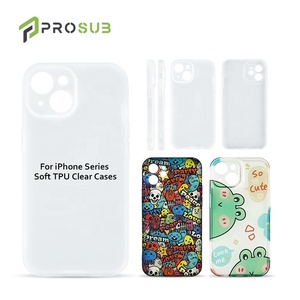 Coque de protection souple antichoc en TPU avec impression 3D par sublimation personnalisée Prosub 2026 pour iPhone 14/15 - Product Image 3