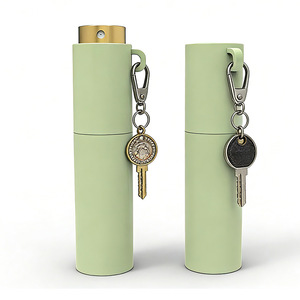 Travel <b>Spray</b> Perfume Refill Bottles 8ml 10ml Aluminum With Hook For Cosmetic Packaging - Product Image 1