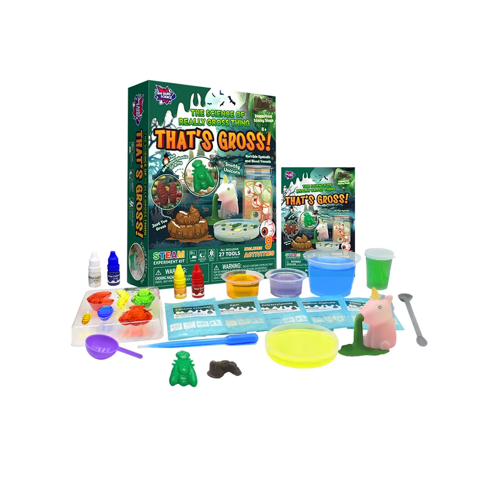 BIG BANG mainan pendidikan anak, Stem sains DIY Kit percobaan untuk anak-anak, Kit ajaib, mainan sains hal kotor untuk anak-anak