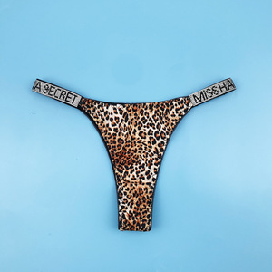 Летние сексуальные женские трусики-стринги 3D с дышащим экологичным нейлоном, свободные, со стразами, большие размеры - Product Image 6