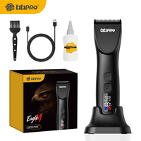 Tondeuse électrique pour chien LILIPRO EagleM 5 en 1, tondeuse rechargeable pour animaux de compagnie, coupe-poils sans fil, produit de toilettage pour chat avec écran LCD