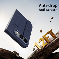 Étui de téléphone portable pour iPhone Duo avec support de poignet, résistant aux chutes, pliable