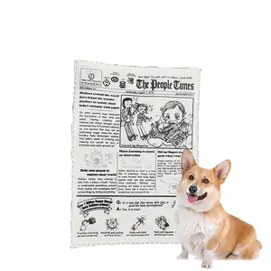 Wholesale simulated newspaper playing cards pet vocal toys dog boredom reliever bite resistant teeth interactive pet biting toys