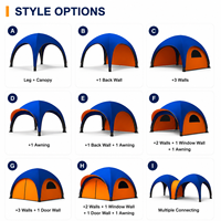 Tente gonflable personnalisée pour événements, chapiteau araignée professionnel pour expositions, imperméable, résistant au soleil, installation facile, complet