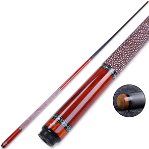 Jflowers JF-20EBF Ebony Plain‑Face Mangshen Pool Cue, Carbon Fiber Shaft for Chinese 8‑Ball American 9‑Ball Billiards Stick - Product Image 2