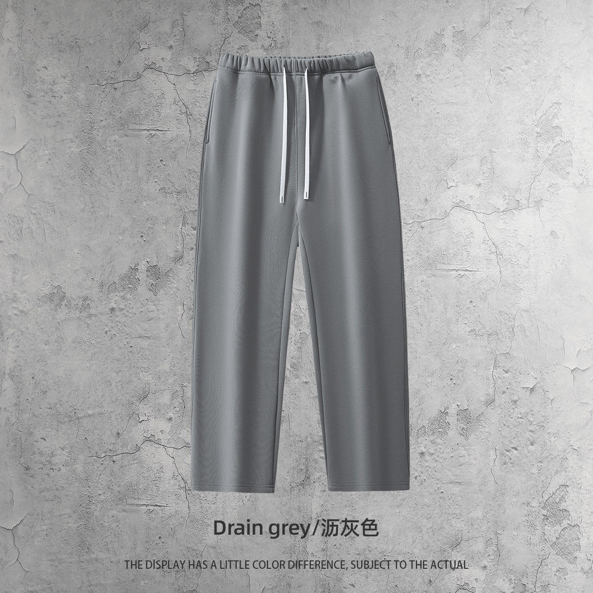Straight leg pants-lek grey