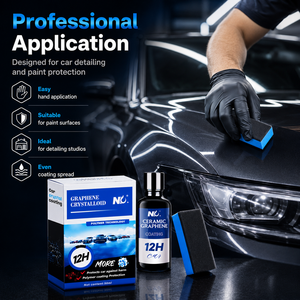 <span class=keywords><strong>Kit</strong></span> de revêtement <span class=keywords><strong>céramique</strong></span> au graphène pour voiture 12H, protection de <span class=keywords><strong>peinture</strong></span> hydrophobe brillante, faible odeur, durée de vie de 3 ans pour le detailing automobile - Product Image 2