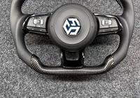 Volant en cuir en stock pour Volkswagen VW MK7 MK6 Golf 6 Golf 7 7.5 Passat Polo Scirocco Jetta GTI GTD GTS GTE GLI CC