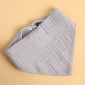 Baberos de Muselina de Algodón para Bebé, con Estampado de Dibujos Animados de Arcoíris, Toalla de Saliva, Paños de Regurgitación, Ajustables con Broches, Triangulares - Product Image 2