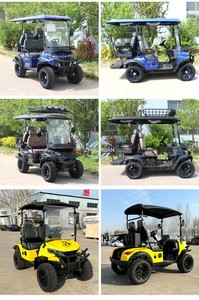 Carrito de Golf Eléctrico de Litio Premium para 4 Personas, Color Interior Personalizado y Tipo de Asiento, Cortina de Lluvia Opcional, para Campos de Golf - Product Image 5