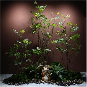 Arbres artificiels, faux arbres muraux réalistes, résistants aux UV, autres fleurs et plantes décoratives, gazebo, arbres artificiels d'intérieur - Product Image 4