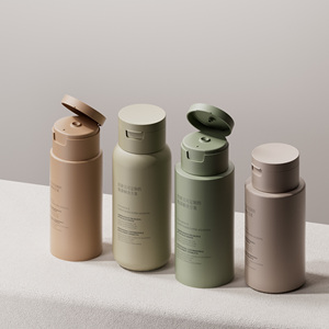 Bouteille en plastique de haute qualité HDPE 250/300/350 ml avec bouchon à disque pour shampooing et après-shampooing - Product Image 2