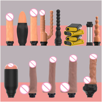 Automatischer Realistischer Stoßvibrator Dildo-Maschine mit Verschiedenen Aufsätzen Sexspielzeug für Paare