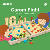 Plateau interactif pour enfants MD2131, jeu de société 10 en 1, avec temps de jeu en bois, pour activités, nouveauté