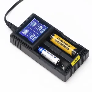 DoublepowD2Sスマートバッテリー充電器ユニバーサル1.2V/3.2V/3.8V 10WUSB出力5V電源充電器過充電NIMHNICD