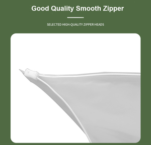 Bolsa Ecológica con Cierre de Cremallera de Papel Kraft Blanco, Bolsa con Logotipo de Marca Personalizado para Empaque de Camisetas y Prendas, con Ventana - Product Image 6