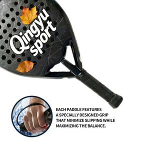 <span class=keywords><strong>Raquette</strong></span> de paddle en fibre de carbone 12K/18K personnalisable Qingyu Sport avec filet en nylon pour le tennis de plage, <span class=keywords><strong>meilleur</strong></span> prix - Product Image 5